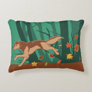 Autumn Wolf Decoratief Kussen