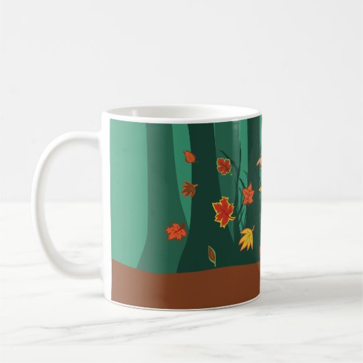 Autumn Wolf Koffiemok (Links)