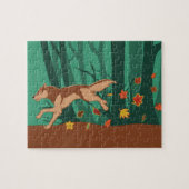 Autumn Wolf Legpuzzel (Horizontaal)