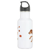 Autumn Wolf Waterfles (Achterkant)