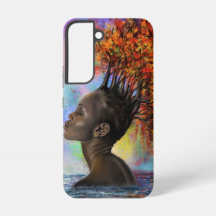 Autumn Woman Samsung Galaxy Hoesje