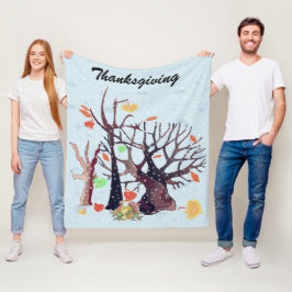 Autumn Wonderland - Fleece Deken