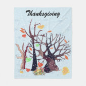 Autumn Wonderland - Fleece Deken (Voorkant)