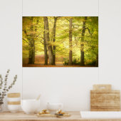 Autumn Woodland (4391) Poster (Keuken)
