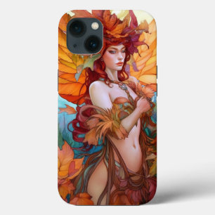 Autumn Woodland Fairy Fantasy Art iPhone 13 Hoesje