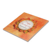 Autumn Wreath Tegeltje (Zijkant)