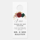 Autumnal Bourgondische smaragdgroen niet storen (Voorkant)