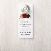 Autumnal Bourgondische smaragdgroen niet storen (Op knop)