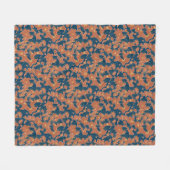 Autumnal Floral Fleece Blanket - Cozy Fall Decor (Voorkant (Horizontaal))