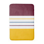Autumnal Mulberry Amber Stripes Badmat (Voorkant Verticaal)