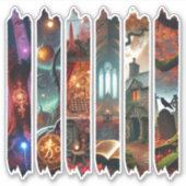 Autumnal Whimsigoth Enchanted Washi Tape Scrapbook Sticker (Voorkant)