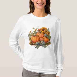 Autumncore Bow, Herfst Harvest Theme T-shirt