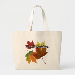 AUTUMNVERLATEN IN NOORD-CAROLINA GROTE TOTE BAG