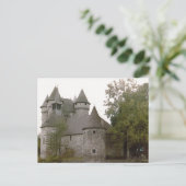 Auvergne Chateau Briefkaart (Staand voorkant)