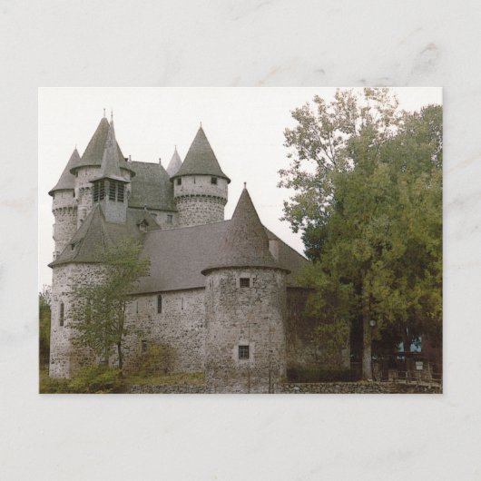 Auvergne Chateau Briefkaart (Voorkant)