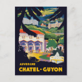  Auvergne Chatel-Guyon Frankrijk Reisposter Briefkaart (Voorkant)