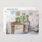 Auvers sur Oise, carte postale 2 (Devant / Derrière)