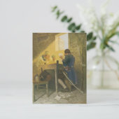 Aux Cartes dans la cage de Cluny par NC Wyeth (Debout devant)