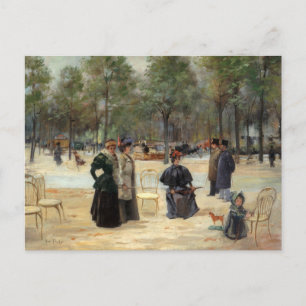 Aux Champs-Élysées   Louis Abel-Truchet Briefkaart