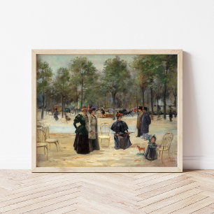 Aux Champs-Élysées Louis Abel-Truchet Poster