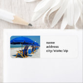 AUX ÉTIQUETTES DE ADRESSE DE PLAGE (En situation)