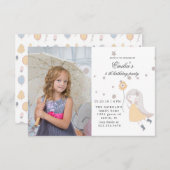 Aux étoiles | Photo Carte fête d'anniversaire (Devant / Derrière)