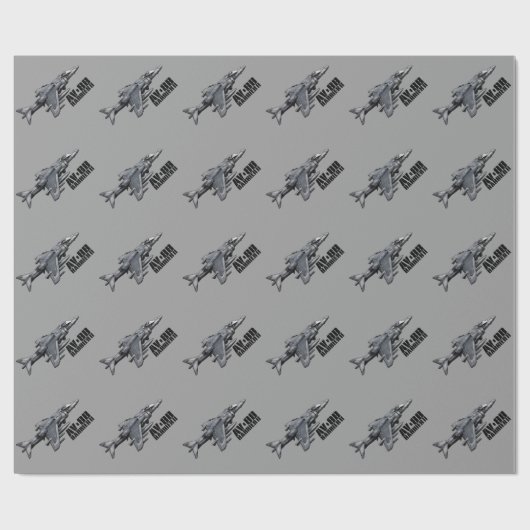 AV-8B Harrier II Cadeaupapier (Vlak)