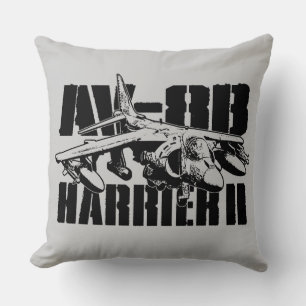 AV-8B Harrier II Graad A Cotton Sierkussen 20x20