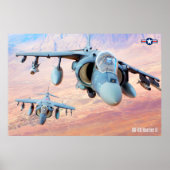 AV-8B HARRIER II POSTER (Voorkant)