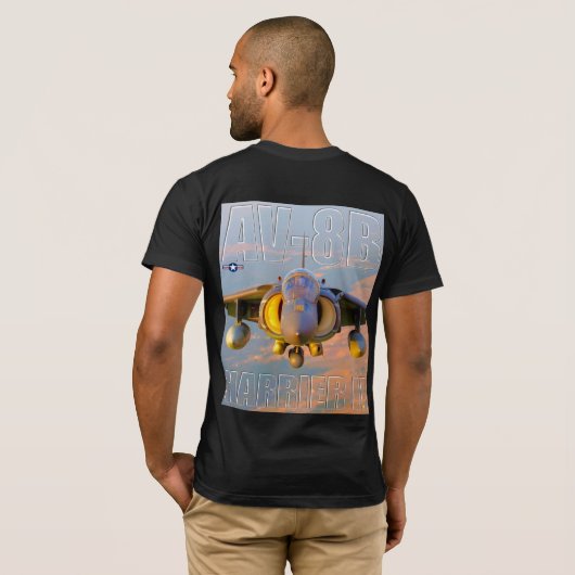 AV-8B HARRIER II T-SHIRT (Achterkant volledig)