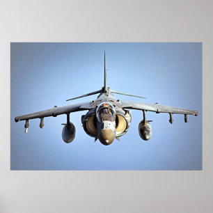AV-8B Harrier II Vliegtuig Poster