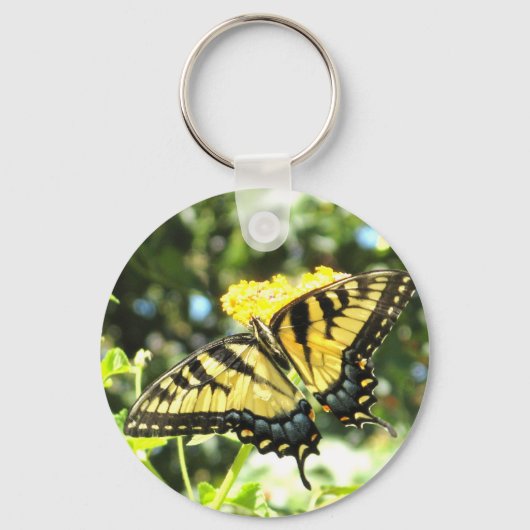 AV-gele Butterfly Sleutelhanger (Voorkant)