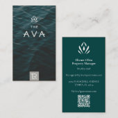 Ava Manager Visitekaartje (Voorkant / Achterkant)