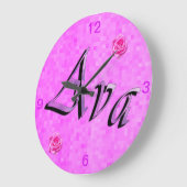 Ava Name Logo, Grote Klok (Hoek)