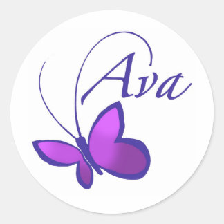 Ava Ronde Sticker