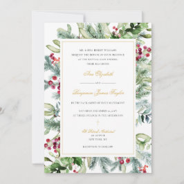 Ava Winter Katholieke Weddenschap met RSVP Kaart