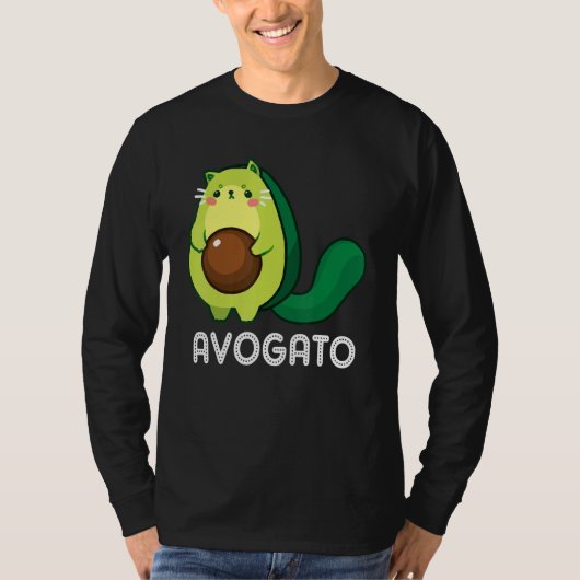 Avagato Cat Avogato Avocado T-shirt (Voorkant)