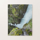 Avalanche Gorge I in Glacier National Park Legpuzzel (Verticaal)