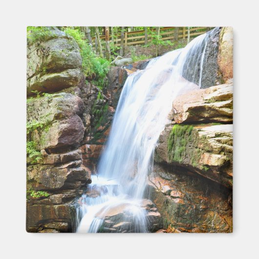 Avalanche Herfsten Waterval New Hampshire Magnet Magneet (Voorkant)