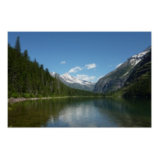Avalanche Lake I in Glacier National Park Perfect Poster (Voorkant)