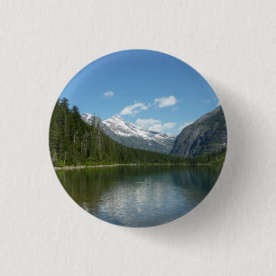 Avalanche Lake I in Glacier National Park Ronde Button 3,2 Cm