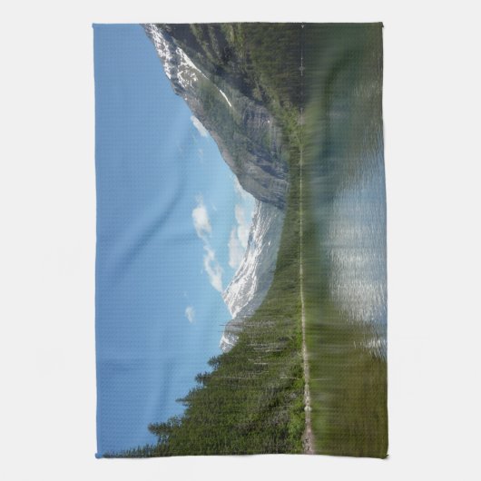 Avalanche Lake I in Glacier National Park Theedoek (Verticaal)