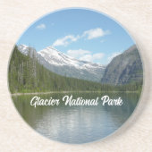 Avalanche Lake I in Glacier National Park Zandsteen Onderzetter (Voorkant)