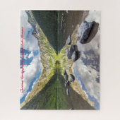 Avalanche Lake Montana.kerstcadeautjes Legpuzzel (Verticaal)