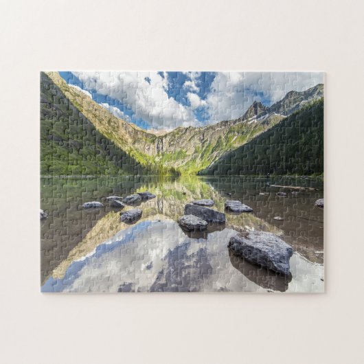 Avalanche Lake Montana. Legpuzzel (Horizontaal)