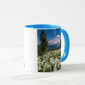 Avalanche lilies en Mount Rainier 2 Mok (Voorkant rechts)
