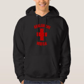 Avalanche Watch Red Font Hoodie (Voorkant)