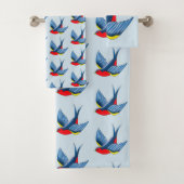 Avaler bleu bleu bleu tatouage (En situation)