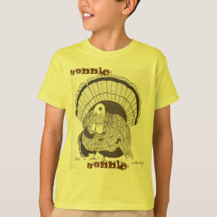 Avalez avalent le T-shirt de base d'enfants de la