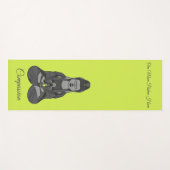 Avalokiteshvara Kuan Yin Buddhist Drawing Mantra Yogamat (Voorkant (horizontaal))